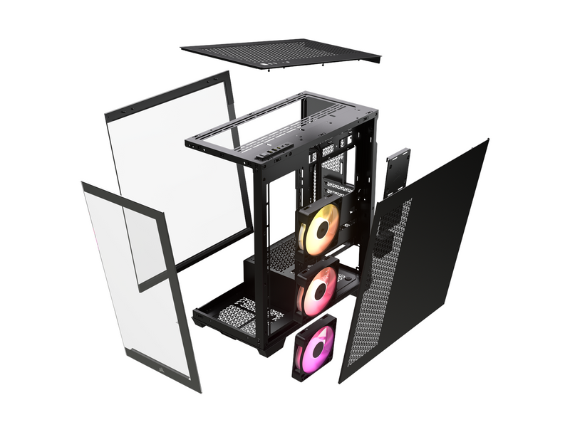 Corsair LINK 3500X ARGB - Gehäuse - Miditower - Schwarz