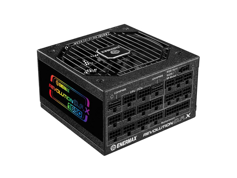 Enermax Revolution D.F.X ERT1650EWT Netzteile - 1650 Watt - 140 mm - ATX 3.0 - 80 Plus Gold zertifiziert
