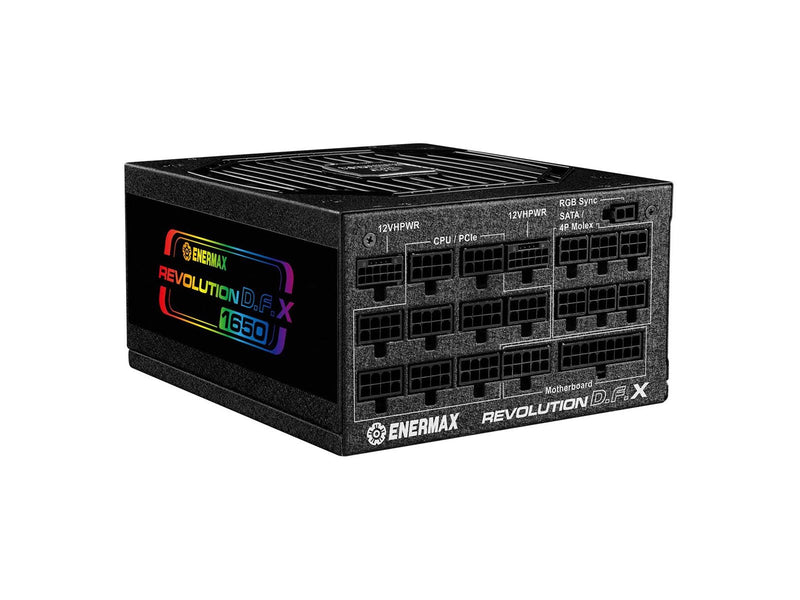 Enermax Revolution D.F.X ERT1650EWT Netzteile - 1650 Watt - 140 mm - ATX 3.0 - 80 Plus Gold zertifiziert