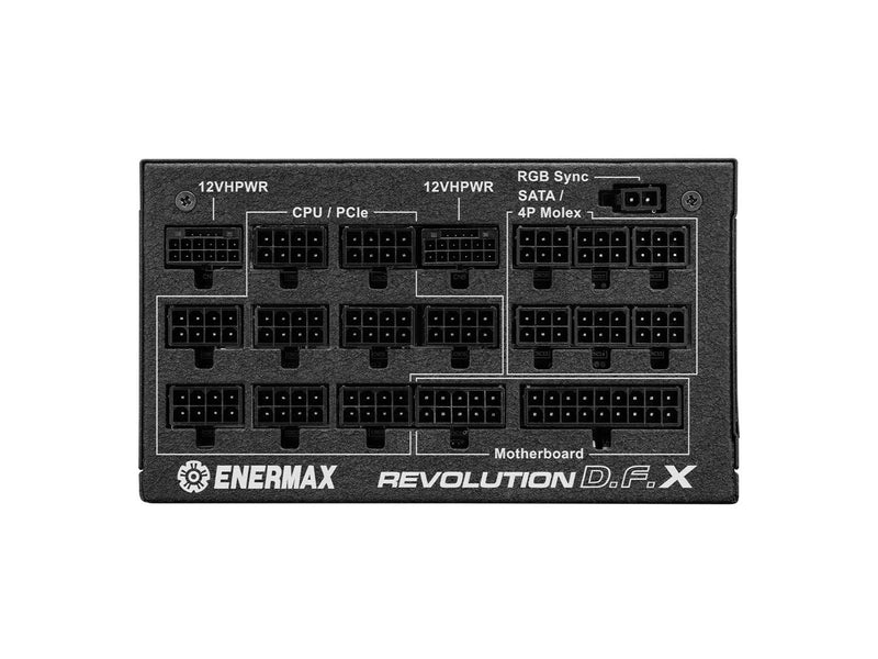 Enermax Revolution D.F.X ERT1650EWT Netzteile - 1650 Watt - 140 mm - ATX 3.0 - 80 Plus Gold zertifiziert