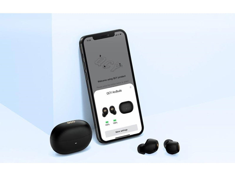 QCY Wireless Earphones TWS  HT07 ArcBuds ANC (black)
