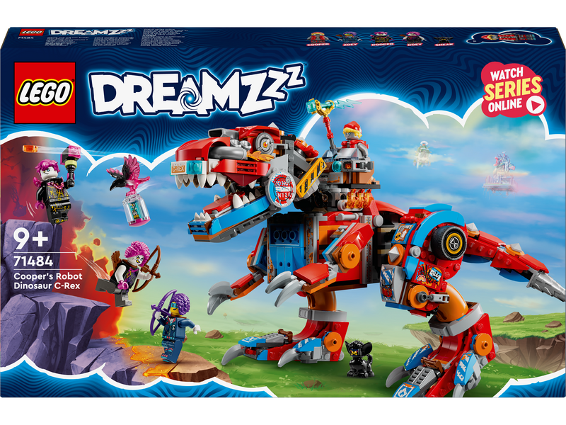 LEGO DREAMZzz 71484 Coopers Dino-Mech C-Rex