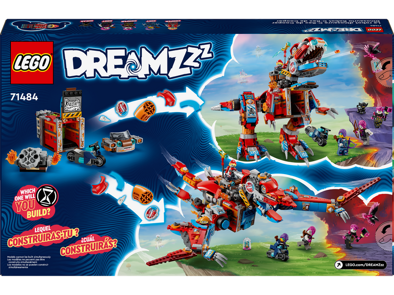 LEGO DREAMZzz 71484 Coopers Dino-Mech C-Rex