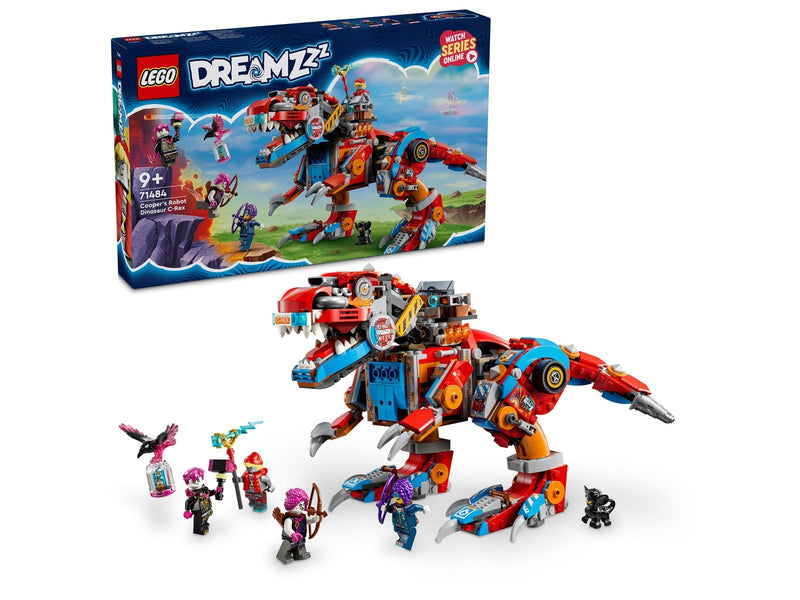 LEGO DREAMZzz 71484 Coopers Dino-Mech C-Rex