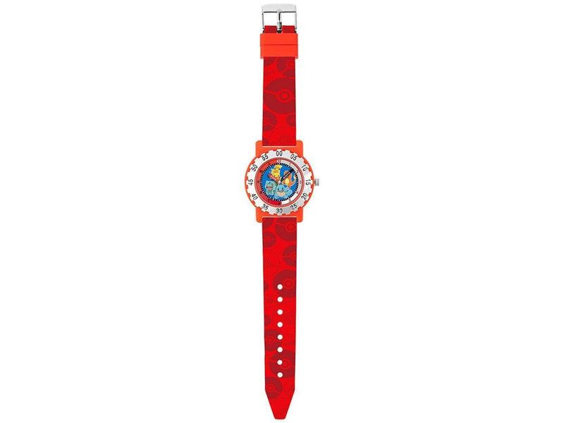 Peers Hardy - Pokemon Red Strap Character Dial Time Teacher - Uhr
