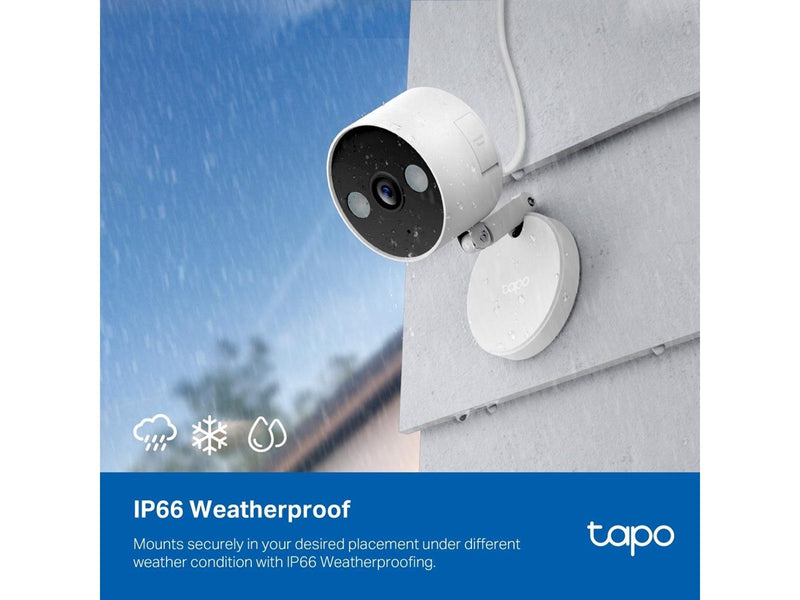 TP-Link Tapo C120 Indoor/Outdoor Wi-Fi Home Security Camera White