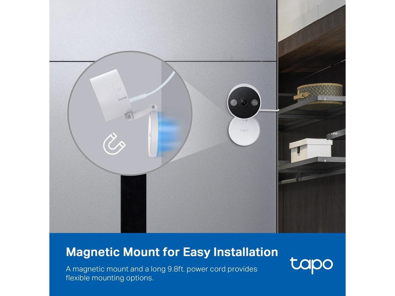 TP-Link Tapo C120 Indoor/Outdoor Wi-Fi Home Security Camera White