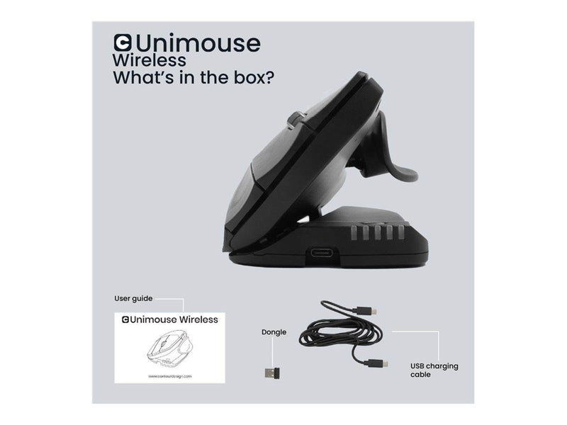 Contour Unimouse - vertical mouse - Vertical mouse (Schwarz)