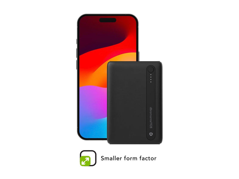 dbramante1928 re-charge power bank - USB 24 pin USB-C Powerbank (Akku) - schwarz - 5 Ah