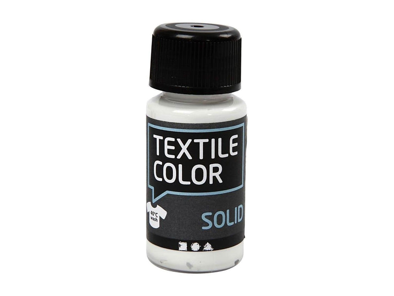 Creativ Company Opaque Fabric Paint - White 50ml