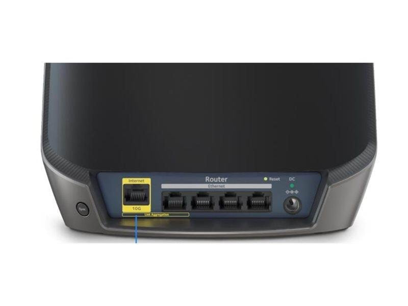 Netgear Orbi RBK863SB - Wi-Fi system - Wi-Fi 6 - desktop - Mesh router Wi-Fi 6