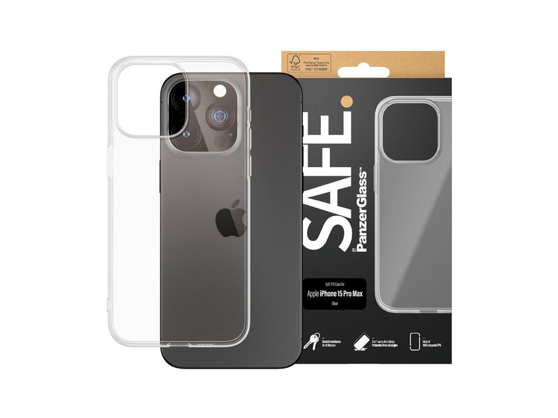 SAFE. by PanzerGlass TPU Case iPhone 15 Pro Max