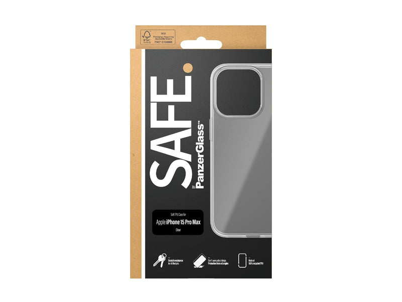 SAFE. by PanzerGlass TPU Case iPhone 15 Pro Max