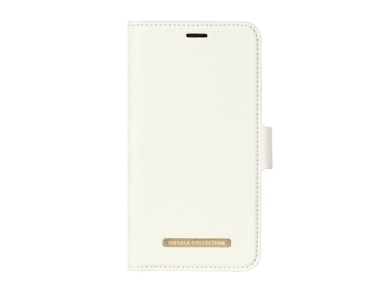 ONSALA Mobile Wallet Saffiano White iPhoneX/Xs