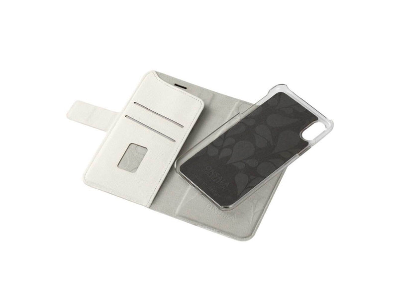 ONSALA Mobile Wallet Saffiano White iPhoneX/Xs