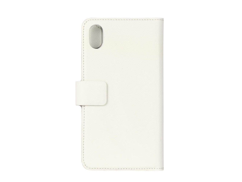 ONSALA Mobile Wallet Saffiano White iPhoneXR