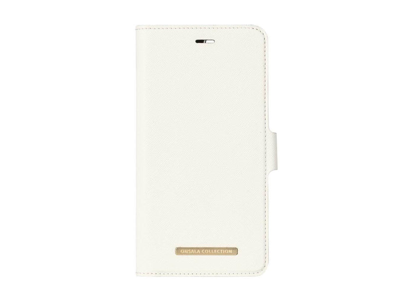 ONSALA Mobile Wallet Saffiano White iPhone6/7/8 Plus