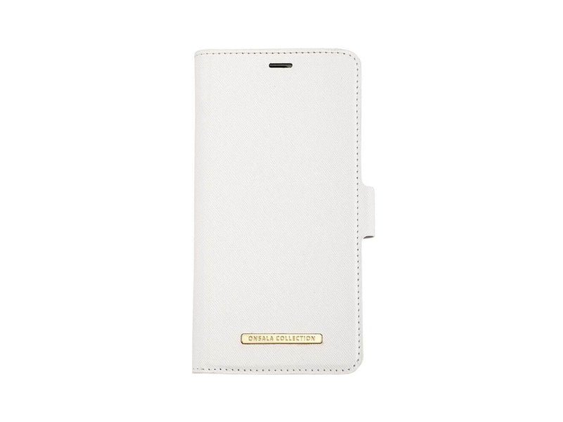 ONSALA Wallet Case Saffiano White - iPhone 11 Pro Max