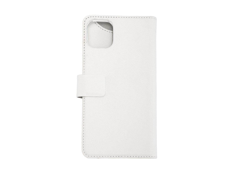 ONSALA Wallet Case Saffiano White - iPhone 11 Pro Max