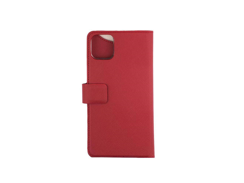 ONSALA Wallet Case Saffiano Red - iPhone 11 Pro Max