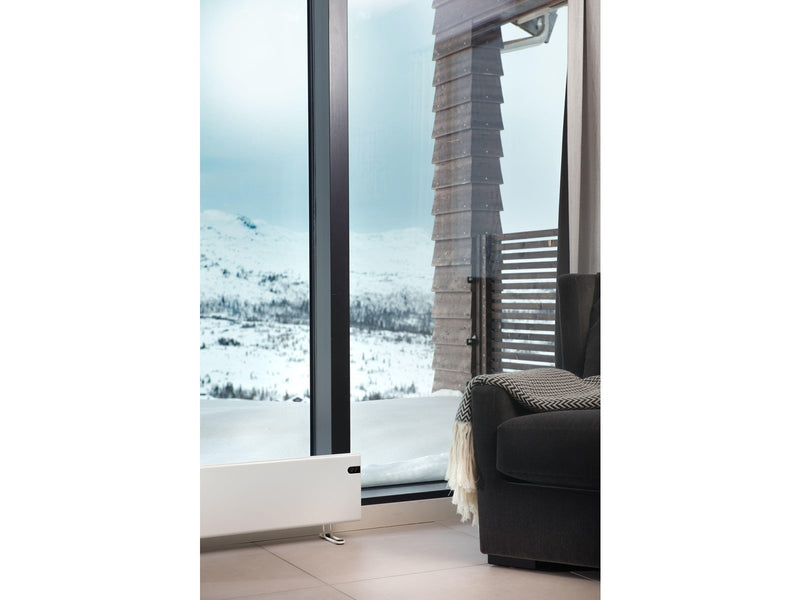 Adax Neo Skirting Electric radiator 1200W 230V 200x1450x80 mm White