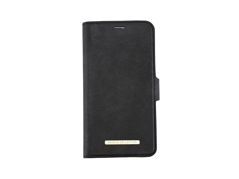 ONSALA Wallet Case iPhone 12 Mini Midnight Black