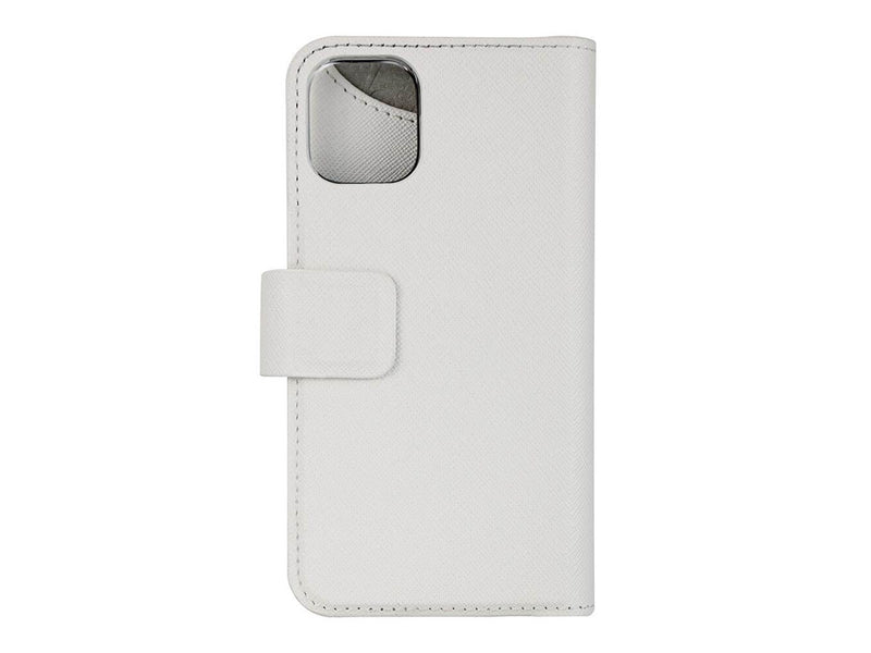 ONSALA Wallet Case iPhone 12 Mini Saffiano White