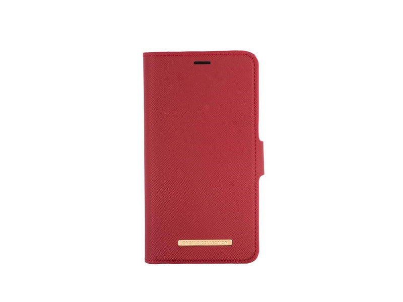 ONSALA Wallet Case iPhone 12 Mini Saffiano Red