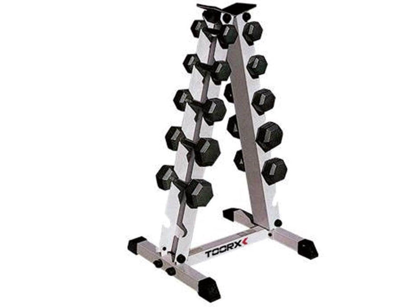 Toorx Dumbbell Rack A-Frame 6 pairs