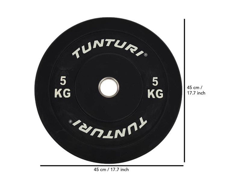 Tunturi Training Bumper Plate 5 kg.