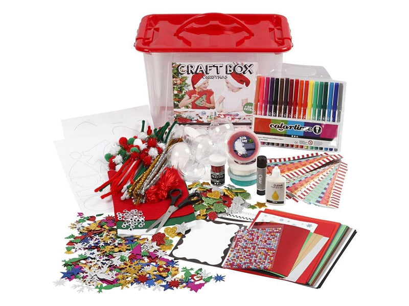 Creativ Company Hobbybox Red with Creative Materials