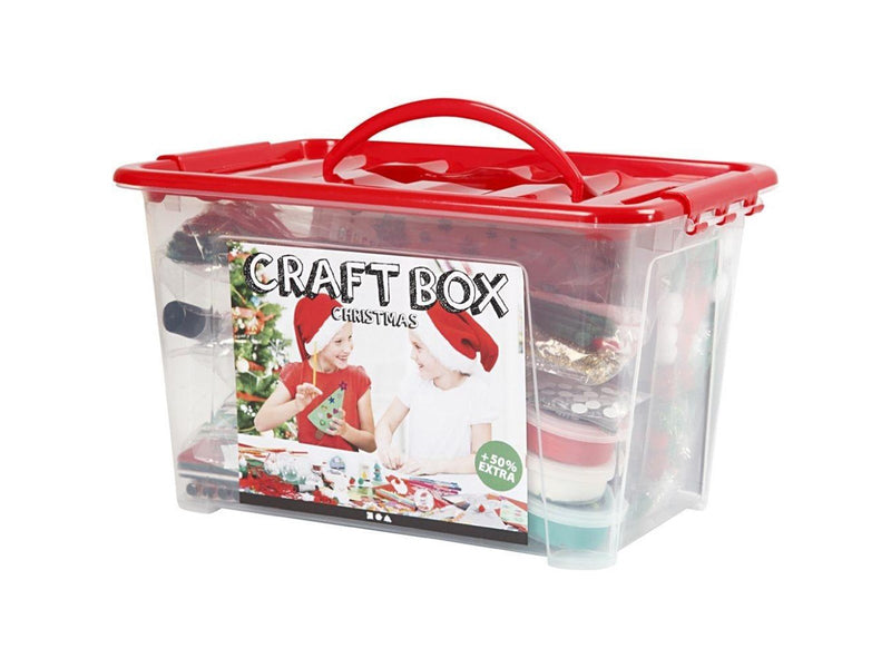 Creativ Company Hobbybox Red with Creative Materials