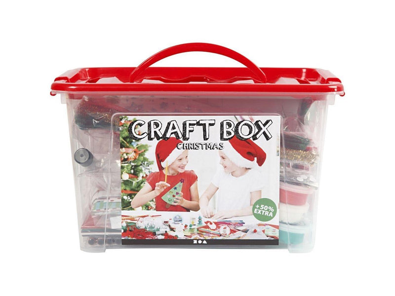 Creativ Company Hobbybox Red with Creative Materials