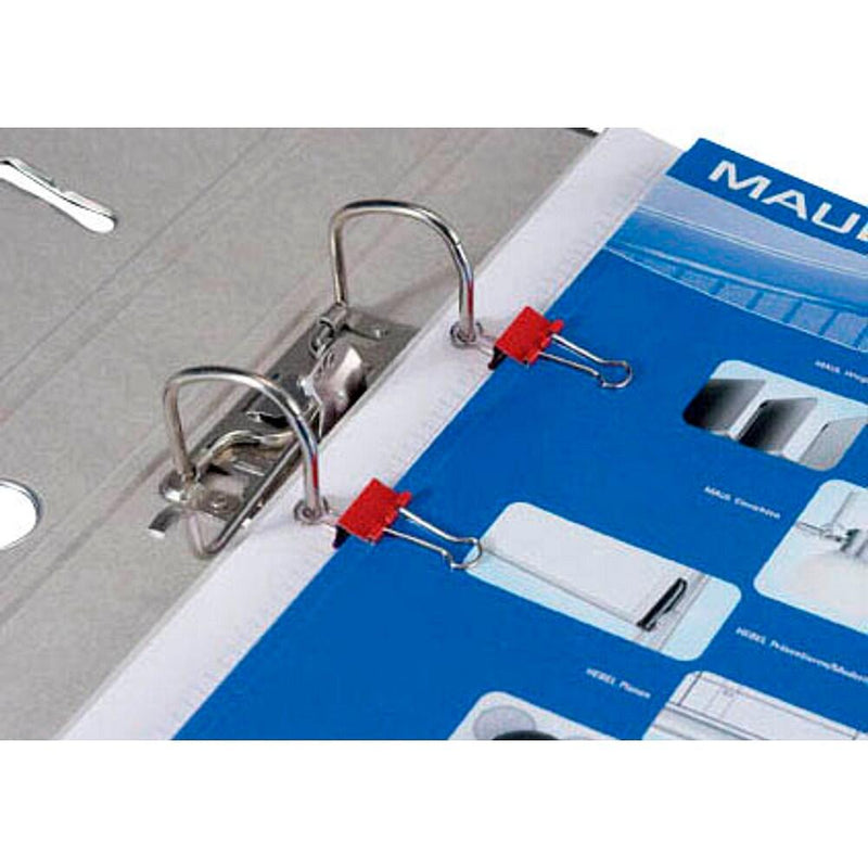 MAUL Foldbackklammern farbsortiert - 24 Stück