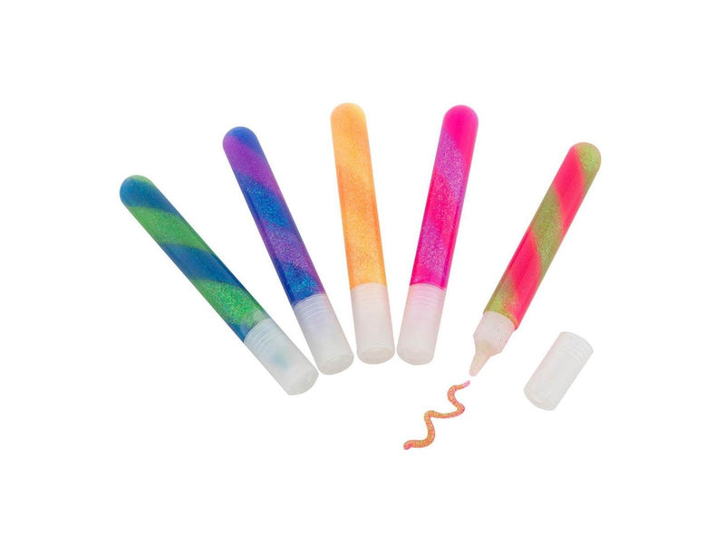 Creative Craft Group Twisted Glitter Glue 5pcs.