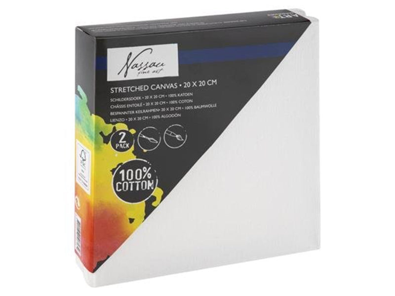 Creative Craft Group Painting Canvas 20x20cm 2pcs.