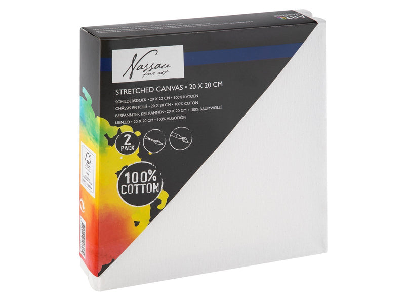 Creative Craft Group Painting Canvas 20x20cm 2pcs.