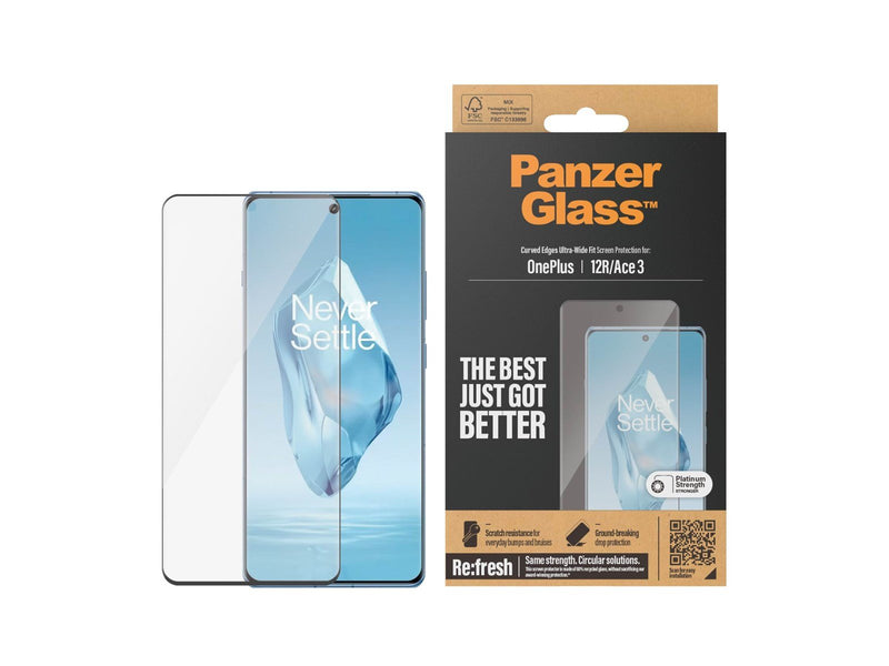 PanzerGlass Screen Protector OnePlus 12R | Ace 3 | Ultra-Wide Fit