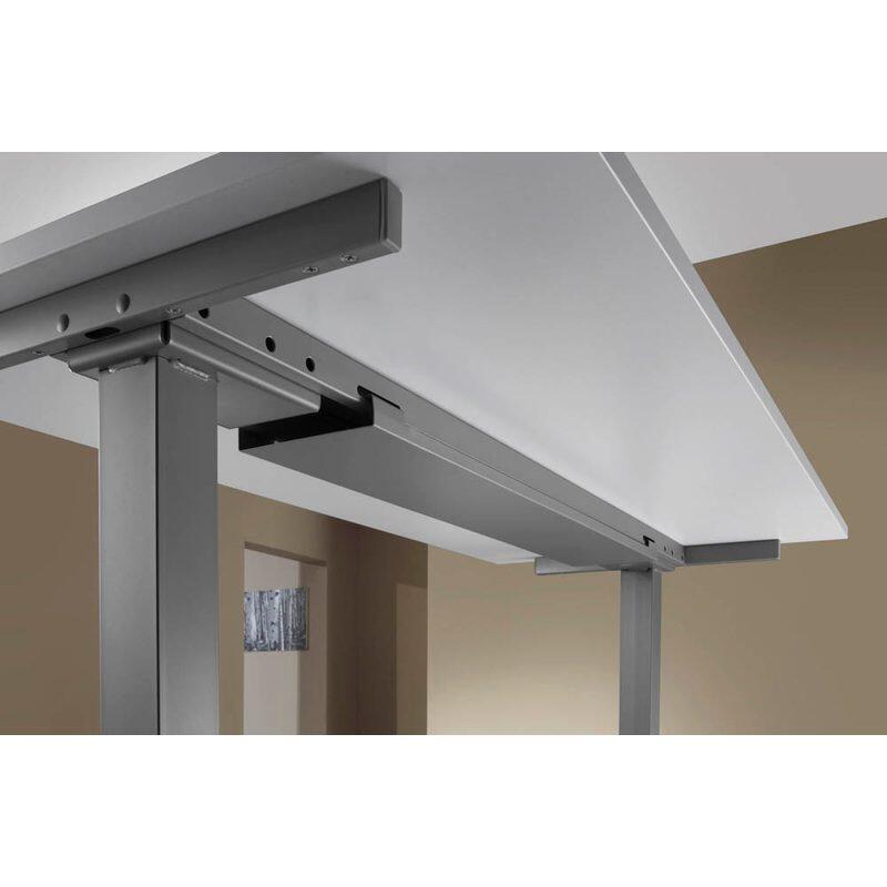 HAMMERBACHER VXDSM18/3/G elektrisch höhenverstellbarer Schreibtisch 63 - 127 cm ahorn / grafit
