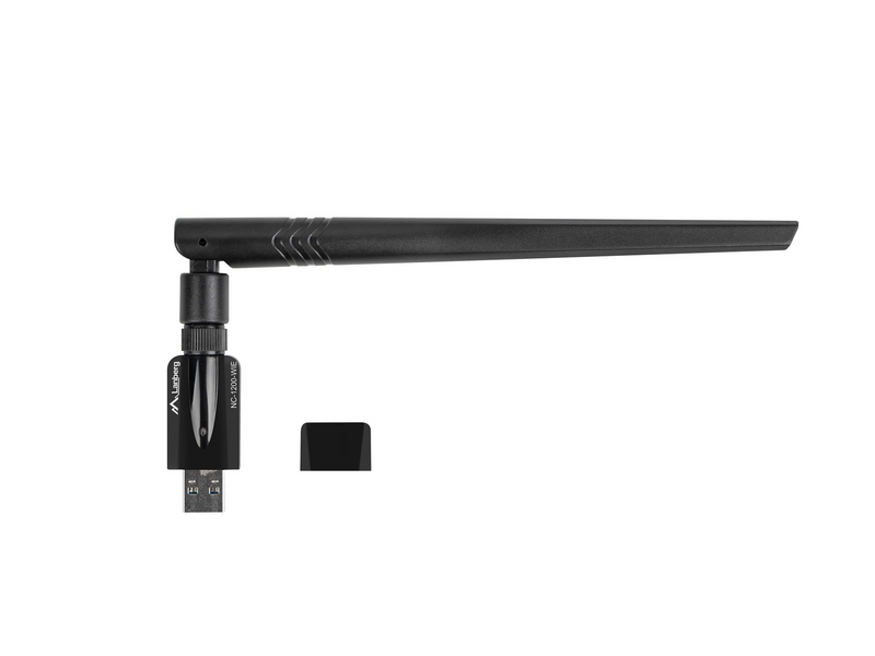 Lanberg NC-1200-WIE AC1200 Dual Band Wi-Fi USB Adapter