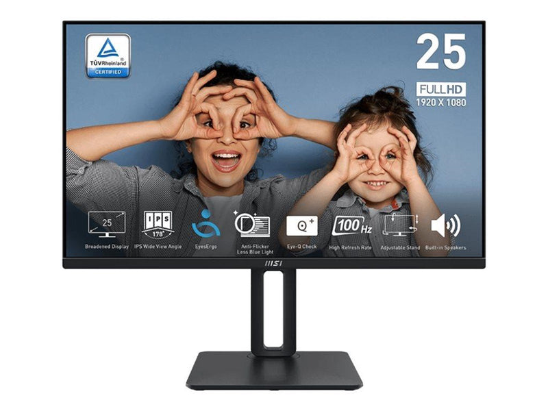 24,5" MSI PRO MP251P - 1920x1080 - 100Hz - IPS