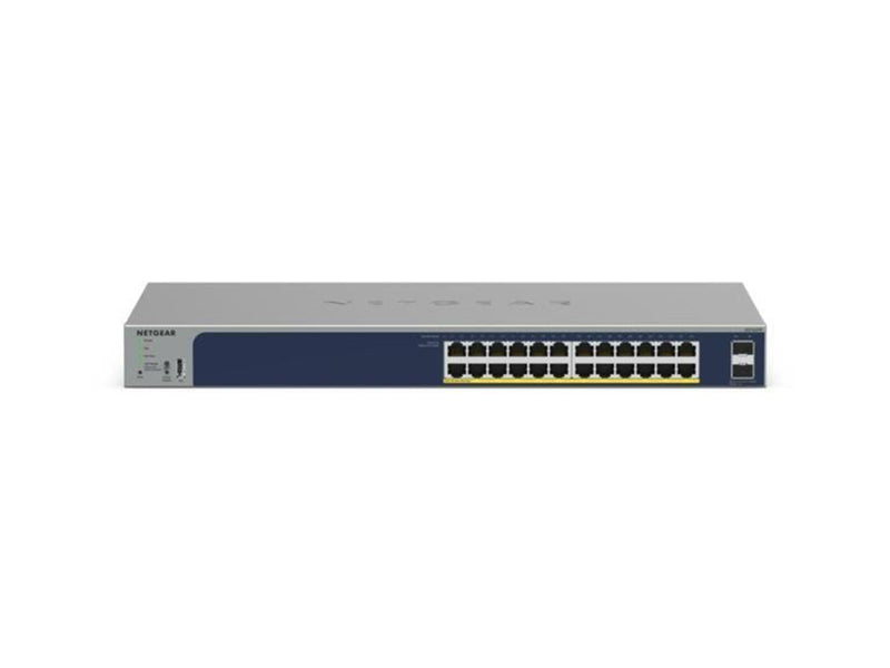 Netgear GS724TPP 24-Port Gigabit Ethernet PoE+ Smart Switch w/ optional Remote/Cloud Management and 2 SFP Ports (380W)