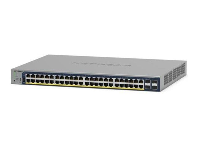 Netgear Smart GS752TPP - v3 - switch - 48 ports - smart - rack-mountable