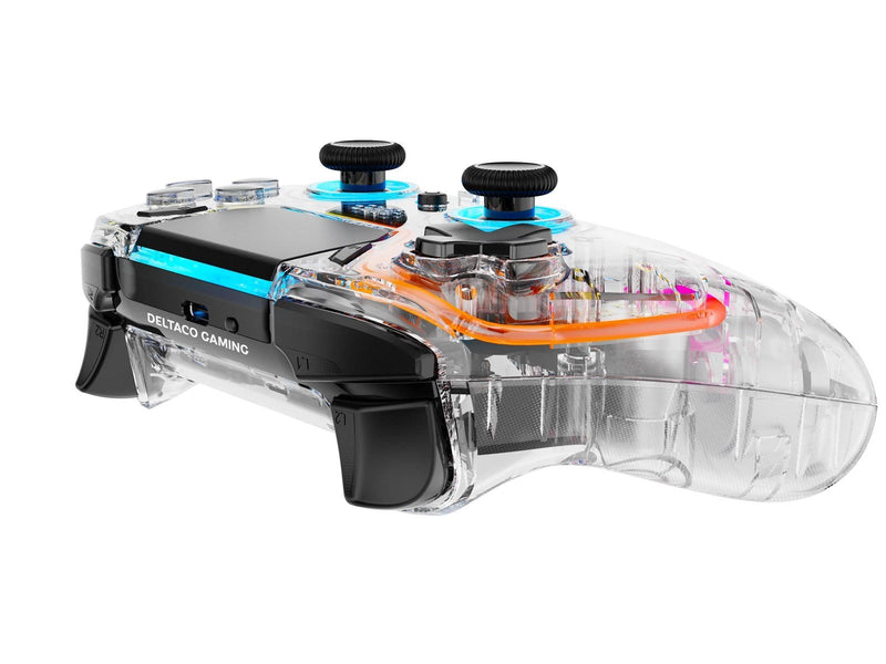 Deltaco GAM-169-T - Transparent - Wireless Controller - Sony PlayStation 4