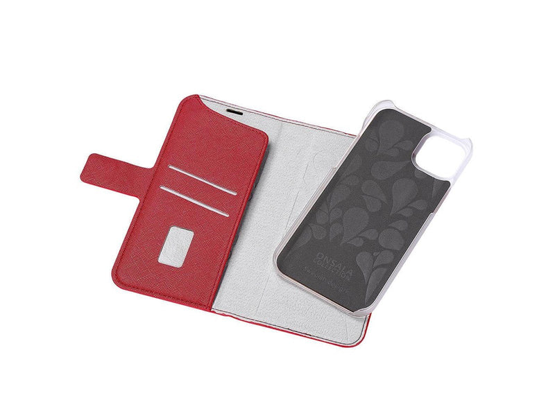 ONSALA Wallet Case Eco Red - iPhone 14 Plus