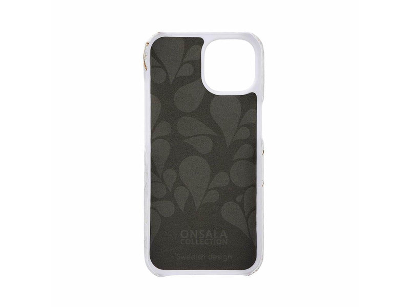 ONSALA Phone Case MagSeries White Rhino Marble - iPhone 15