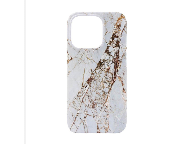 ONSALA Phone Case MagSeries White Rhino Marble - iPhone 15 Pro