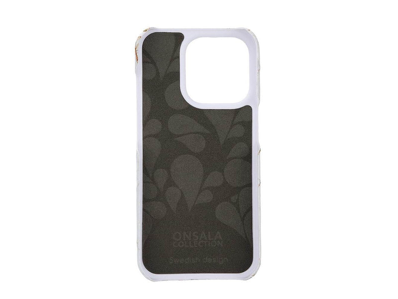 ONSALA Phone Case MagSeries White Rhino Marble - iPhone 15 Pro