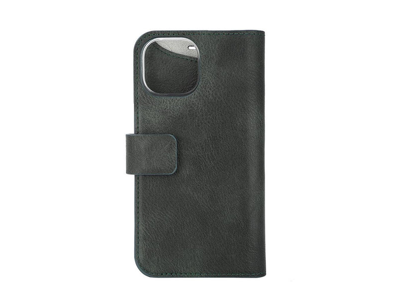 ONSALA Wallet Case Eco 2 Card Slots MagSeries Dark Green - iPhone 15