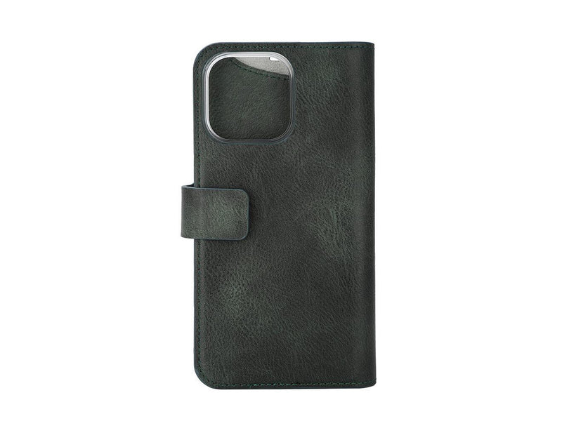 ONSALA Wallet Case Eco 2 Card Slots MagSeries Dark Green - iPhone 15 Pro Max